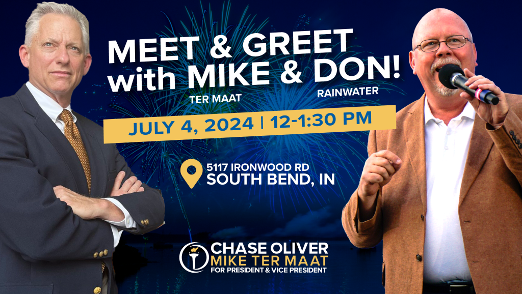 Meet and greet with Mike and Don Rainwater - Chase Oliver for President